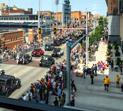 Toledo Jeep Fest parade