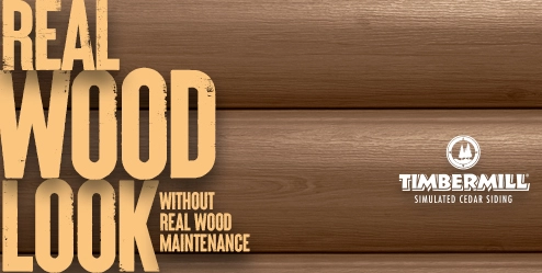 Timbermill real wood look siding campaign